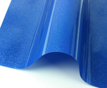 A4 GlitterFlex - Bügelfolie - Blau/Silber