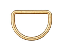 1 D-Ring - 25mm - Taschenring - Metall - Gold