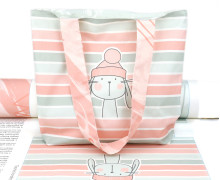 DIY-NÄHSET - Motivbeutel - Shopper - Cute Bunny - abby and me
