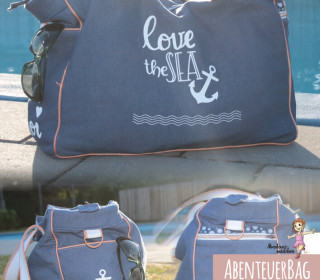 Abenteuerbag - Strandtasche, Kindertasche und Handtasche - Abenteuermädchen