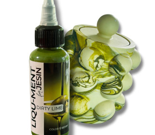 50ml Liqu-Ment - Farbflasche - Dirty Lime - Wasserbasiert - Colorberry