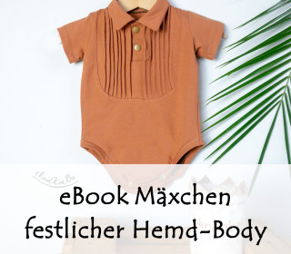 eBook festlichder Hemd-Body Mäxchen Gr. 44-110 A4 & Großformat