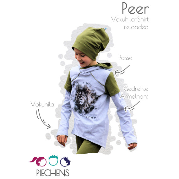 eBook - Vokuhila-Shirt - Peer reloaded - Gr. 92-164