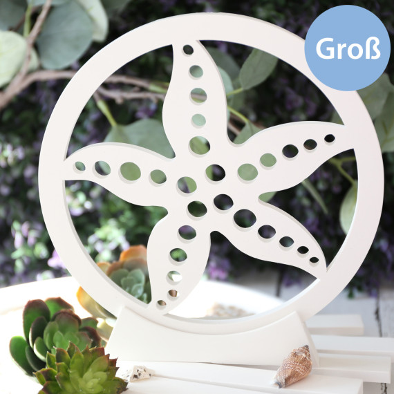 Silikon - Gießform - Dekoring - Seestern - Groß - vielfältig nutzbar