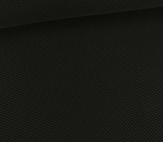 Wattierter Mesh - Air Mesh - Uni - Schwarz