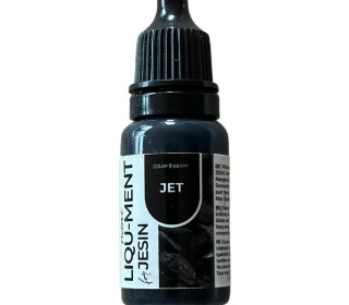 10ml Liqu-Ment - Farbflasche - Jet - Schwarz - Wasserbasiert - Colorberry