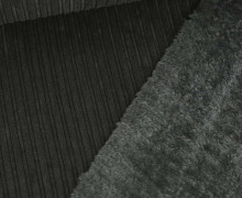 Cord - Breitcord - Fell - Schwarz/Dunkelgrau