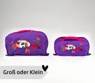 DIY-Nähset - Kosmetiktasche - Binz - Happy Glamping - Hamburger Liebe - GRÖSSENAUSWAHL - abby and amy