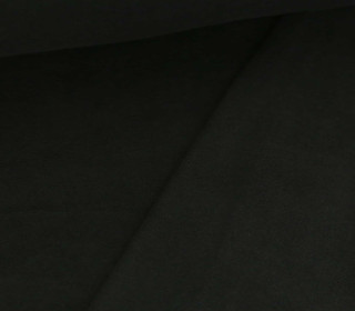 Jersey Frottiert - Frottee Jersey - Viskose Mischgewebe - Uni - Schwarz