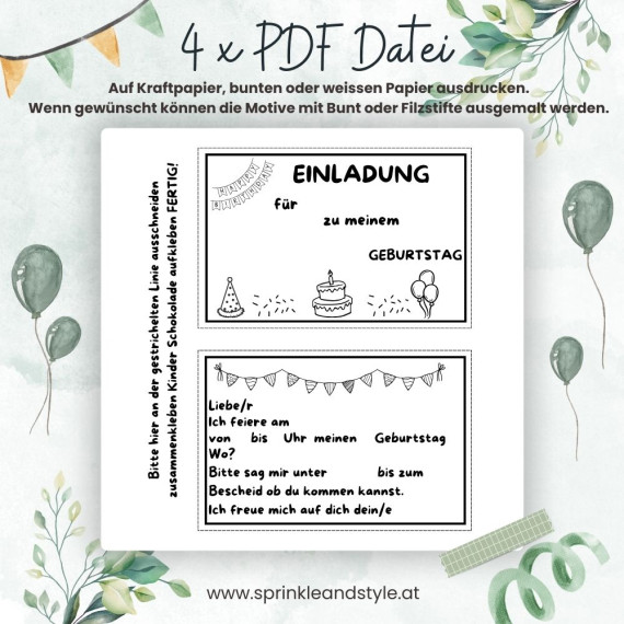 Einladung Geburtstag Kinder 570x570 
