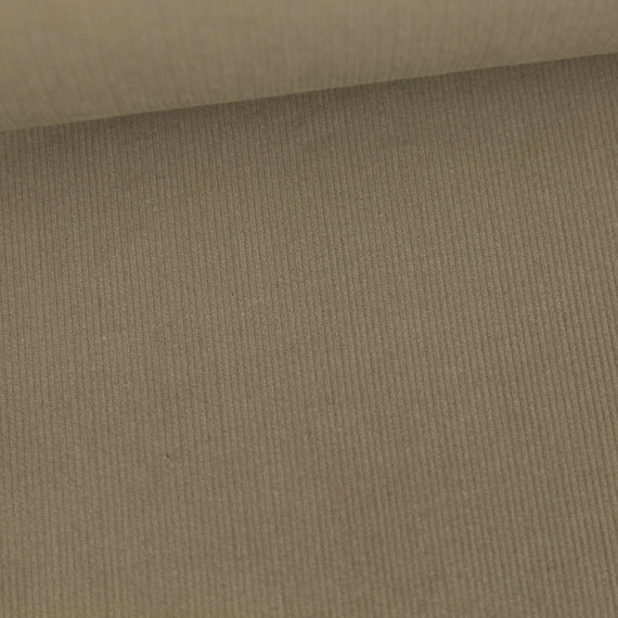 Babycord - Feincord - Washed-Look - Uni - 160g - Graubraun