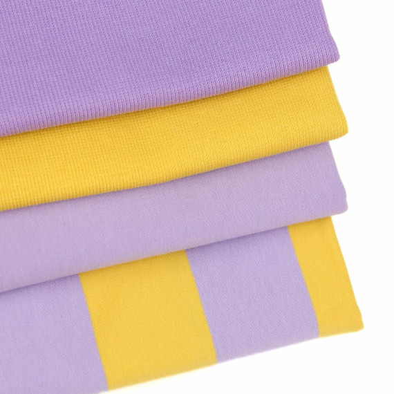 Sommersweat - Just Stripes! - Uni - Flieder