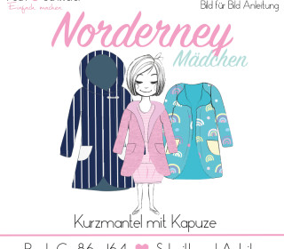 (E-Book) Kurzmantel „Norderney“ Kinder  Gr. 86 - 164 Pechundschwefel Pech&Schwefel Pech und Schwefel