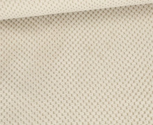Parma - Samt - Dekostoff - Bubble-Struktur - Polsterstoff - Uni - Beige