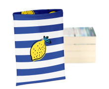 DIY-NÄHSET - Buchtasche - Summer Vibes - Gelb/Blau - Softshell - studio.mARTinchen - abby and amy