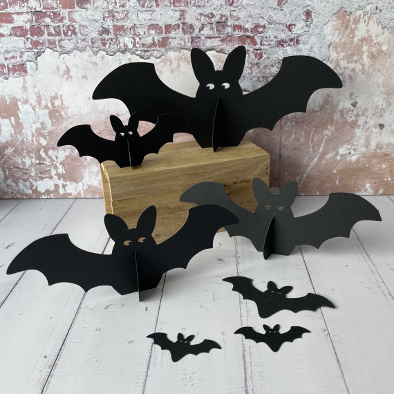 Fledermaus * Halloween * Stehfigur & Plott * Frau_Sabse