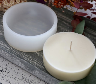 Silikon - Gießform - Kerzen-Refill für Kamelienblüte - Kerzenglas - Kerzengefäß - 8,5oz - offizieller Partner von Boowan Nicole - vielfältig nutzbar