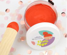 Siebdruckfarbe - Poppy - Rotorange - Koko & Dolores - 100g - wasserbasiert - vegan - für Textil