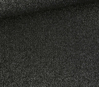 Viskose Feinstrick - Glitzer - Schwarz