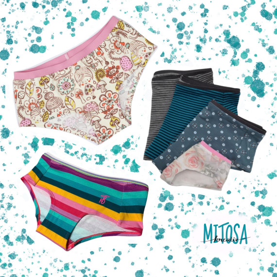 Mini EBook Unterhose Mädchen "Schlüppi" Gr 86 - 176 (nur im Dezember 2021 als Freebook)