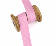 1 Meter Weiches Gurtband  - 25mm - Uni - Pastellviolett