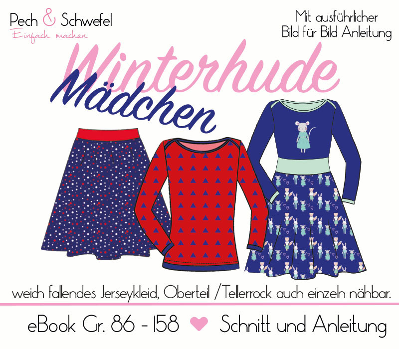 Ebook -  Kleid - Winterhude Mädchen 86 - 158 von Pech und Schwefel