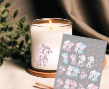 Rub-On Sticker - SchneeKitz 2020 - Nikiko - Tante Henni Rub-Ons - vielfältig nutzbar