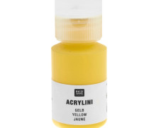 Acrylfarbe - Acrylini - 22ml - Matt - Geruchsarm - Rico Design - Gelb