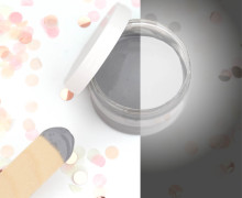 Siebdruckfarbe - Reflektierend - Grau / Silber - 100ml - wasserbasiert - vegan - für Textil