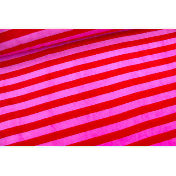 Nicky, Nikki oder auch Nicki Streifen Pink/Rot