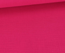 Musselin - Muslin - Double Gauze - Uni - Fuchsia