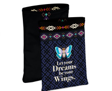 DIY-NÄHSET - Buchtasche - Let Your Dreams  - Hamburger Liebe - Softshell - abby and amy