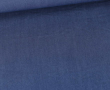 Tencel - Lyocell - Blusenstoff - Jeansoptik - Uni - Jeansblau