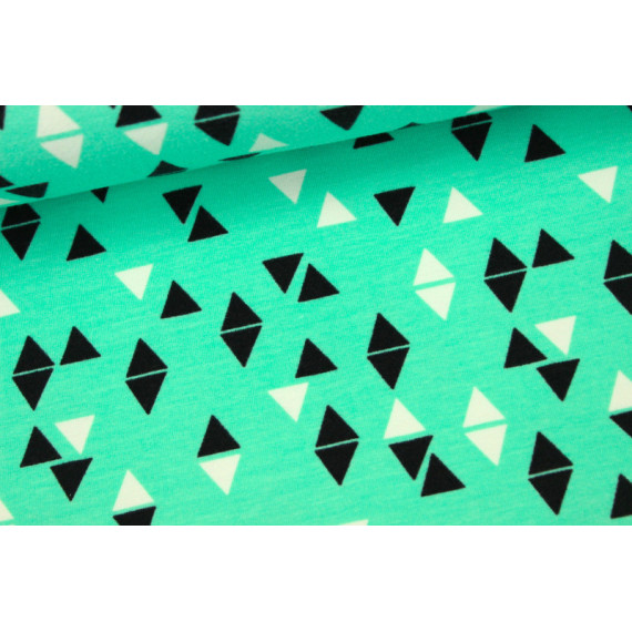 Sweat - Triangles in Mint - Andrea Lauren