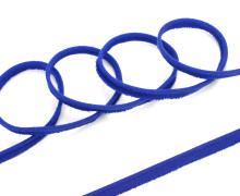 1 Meter elastisches Paspelband/Biesenband - Matt - Royalblau