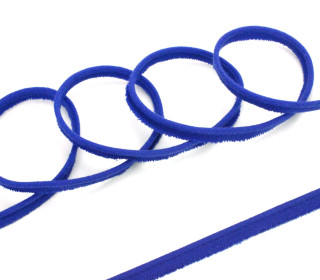 1 Meter elastisches Paspelband/Biesenband - Matt - Royalblau