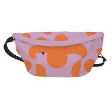 DIY-Nähset - BIG HipBag - Bauchtasche - Lucky DOTS - Orange/Flieder - Outdoorstoff - abby and amy