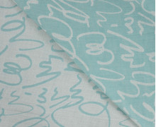 Jacquard - Ibiza - Hammam - Doubleface - Ibiza - Pastellmint/Weiß