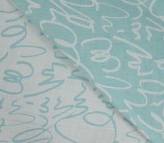 Jacquard - Ibiza - Hammam - Doubleface - Ibiza - Pastellmint/Weiß