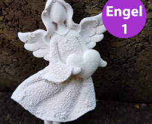 Silikon - Gießform - Engel - mit Herz - Dekofigur - Engel 1 - vielfältig nutzbar