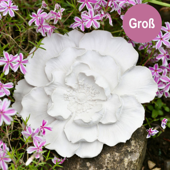 Silikon - Gießform - Wildrose - Blüte - aufgeblüht - Groß - vielfältig nutzbar
