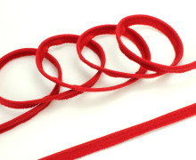 1 Meter elastisches Paspelband/Biesenband - Matt - Rot