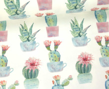Jersey - Sweet Little Cactus - Weiß - Bio-Qualität - abby and me