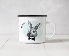 Emaille Becher - Mr. Rabbit