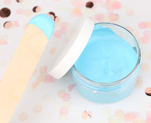 Siebdruckfarbe - Babyblau - 100ml - wasserbasiert - vegan - für Textil