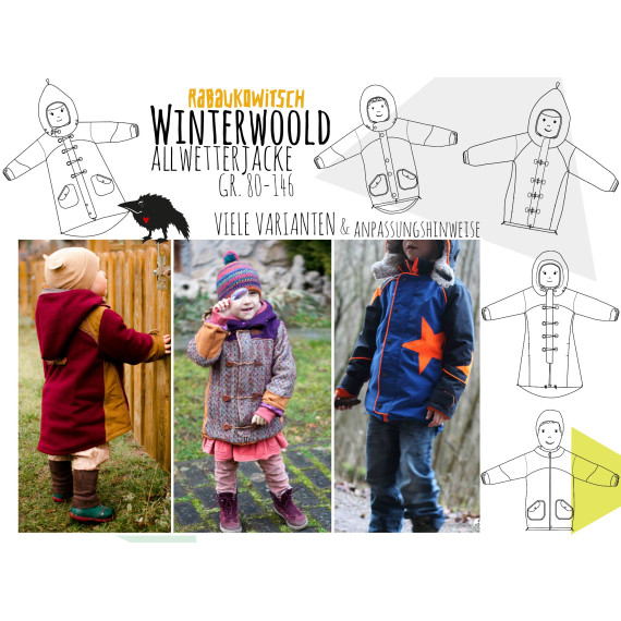 Ebook -  Winterwoold Allwetterjacke Gr. 80-146 - Rabaukowitsch
