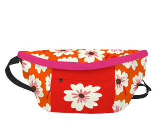 DIY-Nähset - BIG HipBag - Bauchtasche - Bloom Hello - Hamburger Liebe - Outdoorstoff - abby and amy