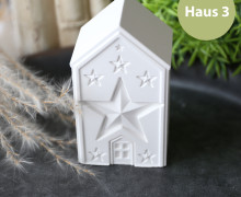 Silikon - Gießform - Sternhäuser - Haus 3 - groß - vielfältig nutzbar