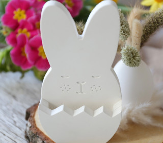 Silikon - Gießform - Osterhase im Osterei - Eierschale - Multiform - vielfältig nutzbar