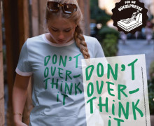 Onkel Bo's Bügelbilder - DIN A4 - Don't overthink it - BIG